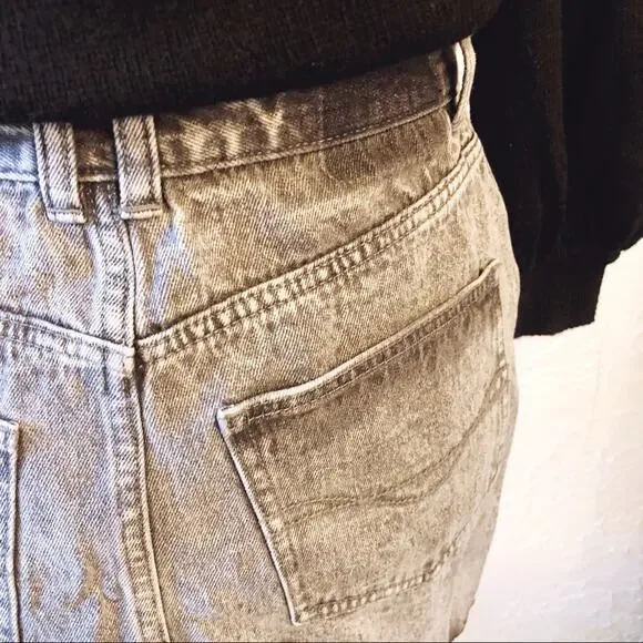 Pull & Bear Gray Fitted Denim Mini Skirt - Picture 7 of 12